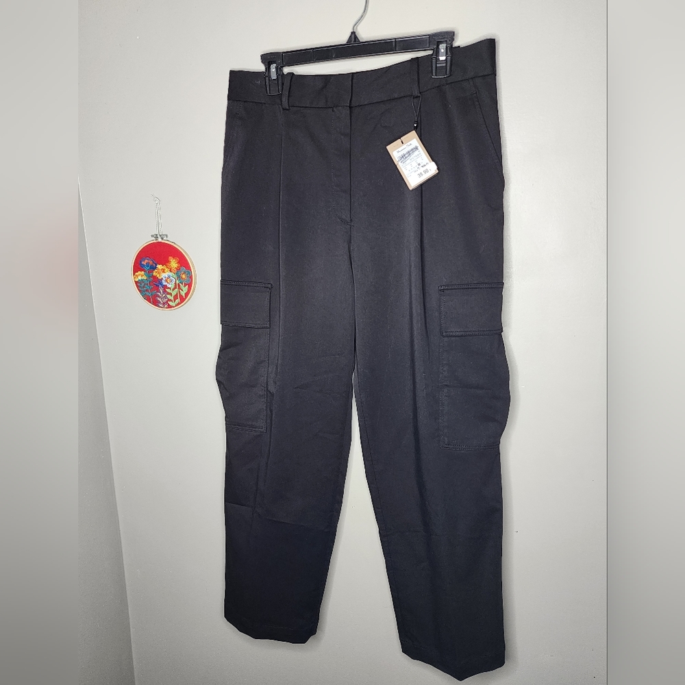 Massimo Dutti NWT Cargo Trouser Pants Size 10